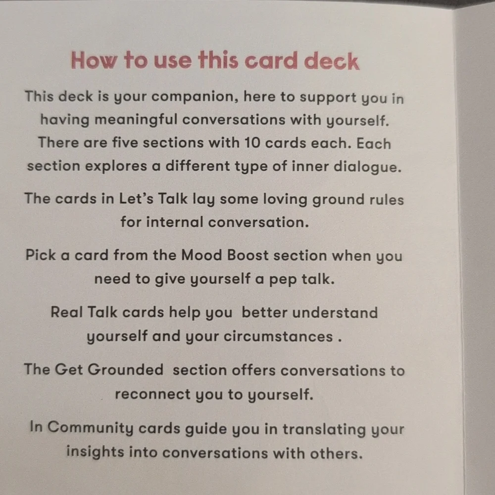 ban.do wellness card‎ deck Box Set tune in